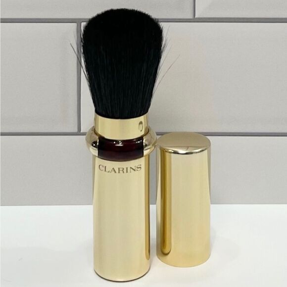 Clarins Gold Retractable Powder Brush - Picture 1 of 1
